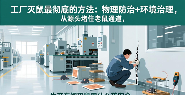 工厂灭鼠最彻底的方法：物理防治+环境治理，从源头堵住老鼠通道