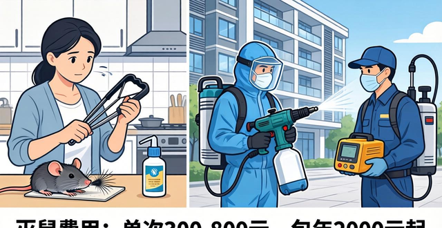 灭鼠费用多少钱？家庭单次300-800元，包年2000元起
